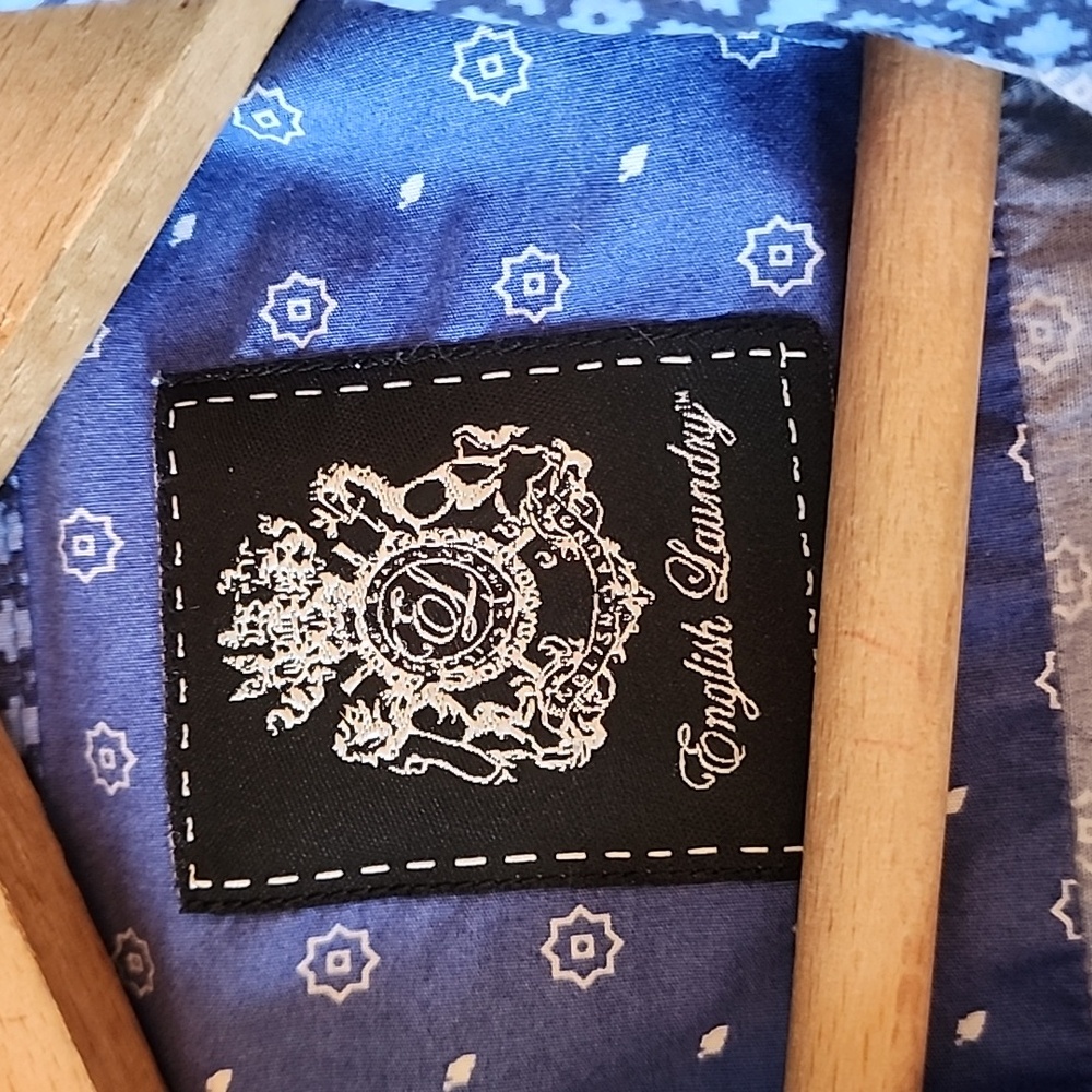 English Laundry Blue XL button down - Picture 2 of 4
